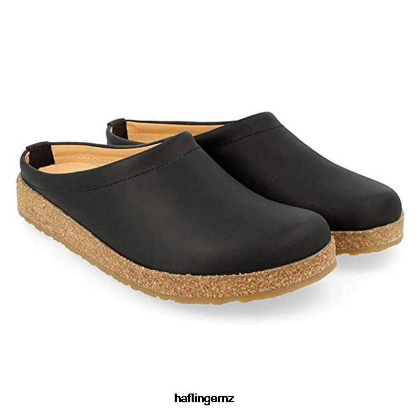 Haflinger Clog PBP0T15 Men PHILLIP Black