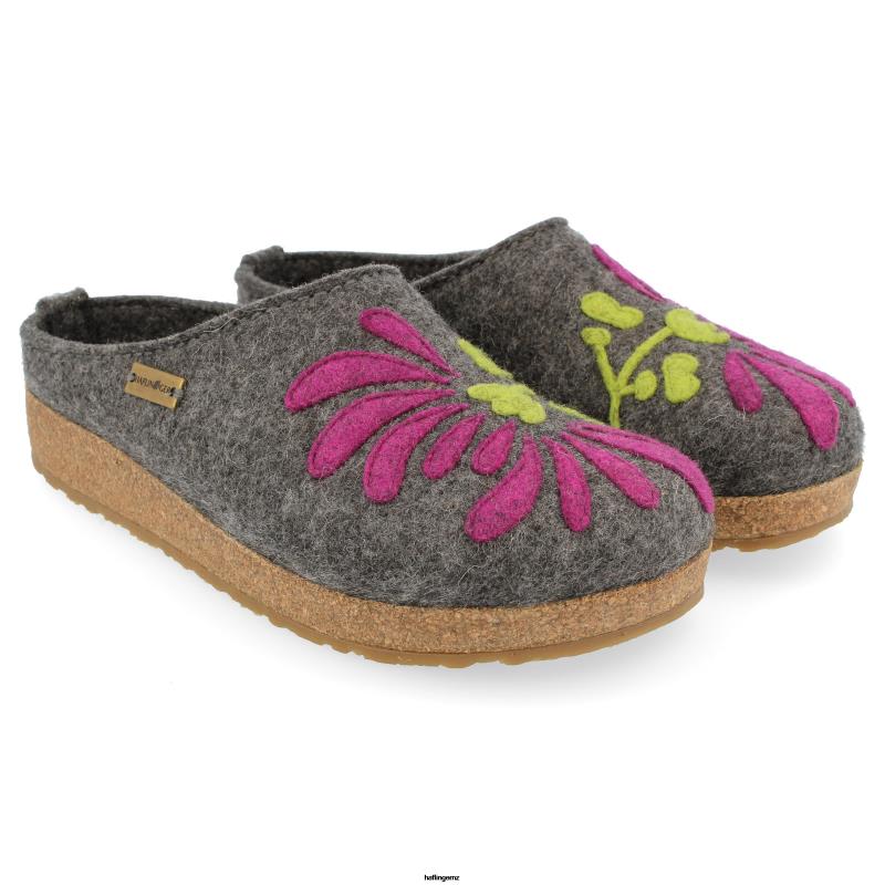 Haflinger Clog PBP0T16 Men BLOOMING Grey