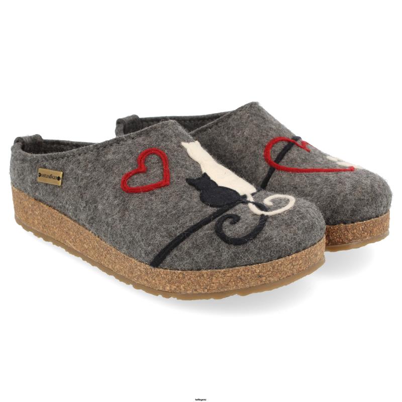 Haflinger Clog PBP0T21 Men MICINI Grey
