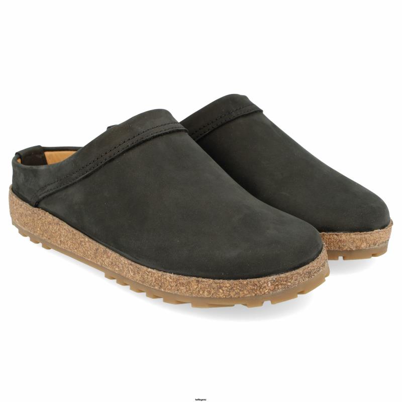 Haflinger Clog PBP0T28 Men MALMO Nero