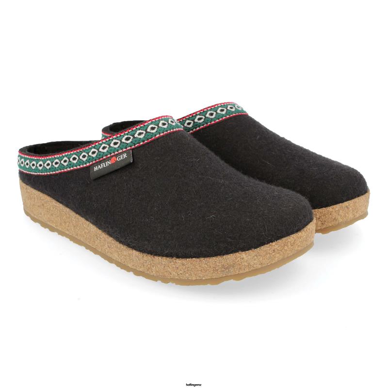 Haflinger Clog PBP0T2 Men GZ Black