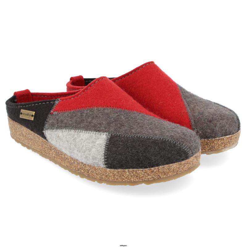 Haflinger Clog PBP0T33 Men PATCH Chili