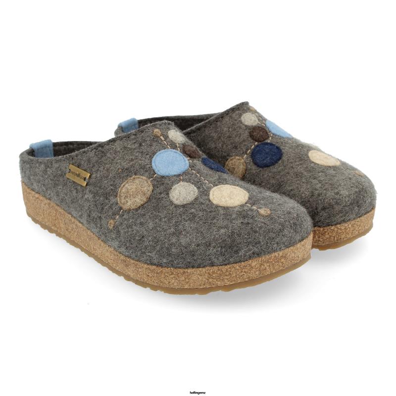 Haflinger Clog PBP0T6 Men FAIBLE Grey