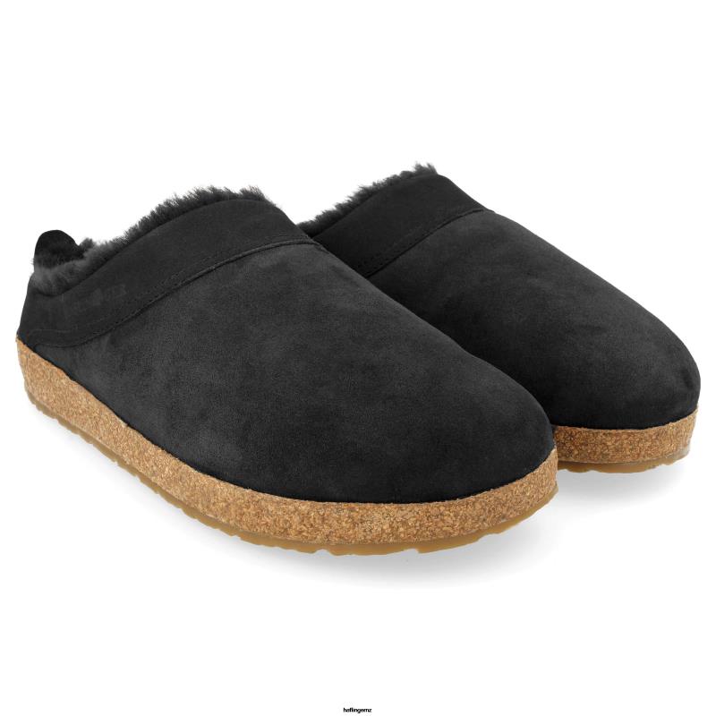 Haflinger Clog PBP0T7 Men SNOWBIRD Black