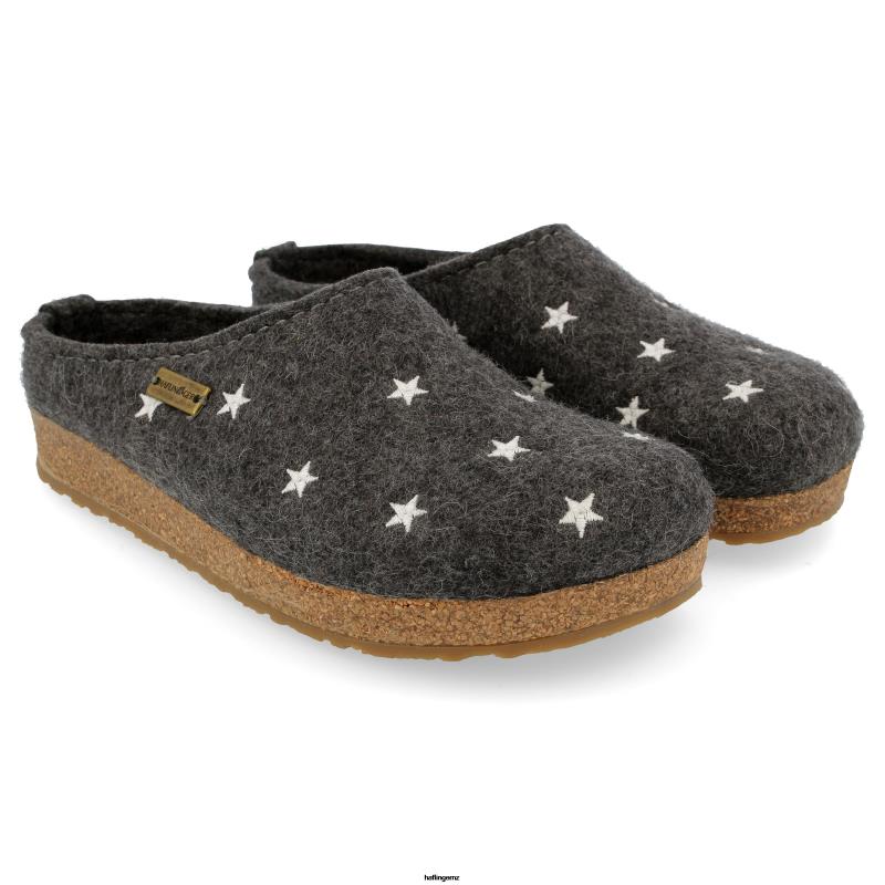 Haflinger Clog PBP0T9 Men STELLINE Grey