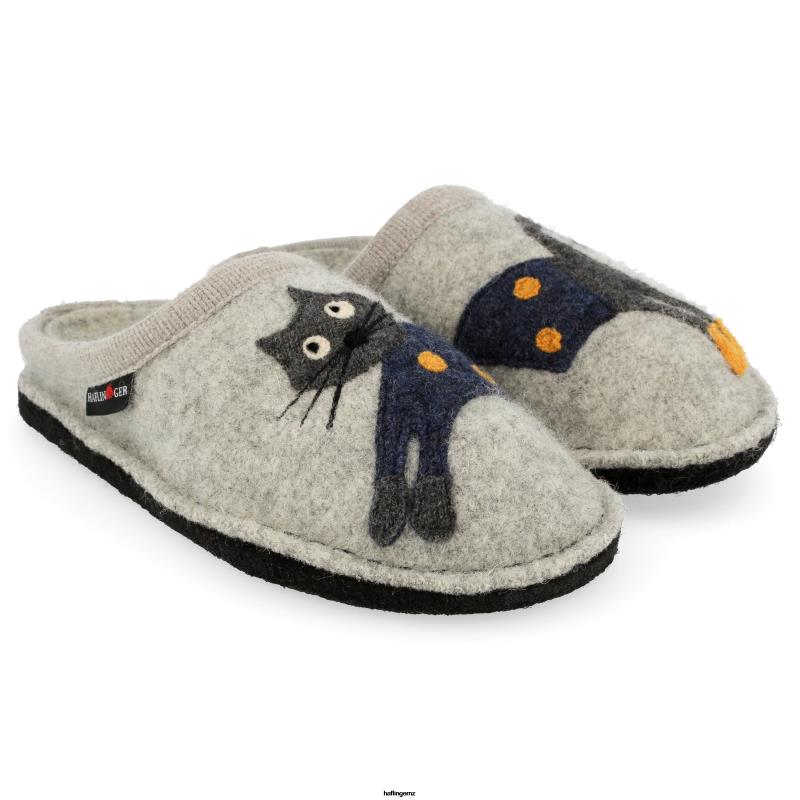 Haflinger Novelty PBP0T37 Men CUCHO Silver Grey