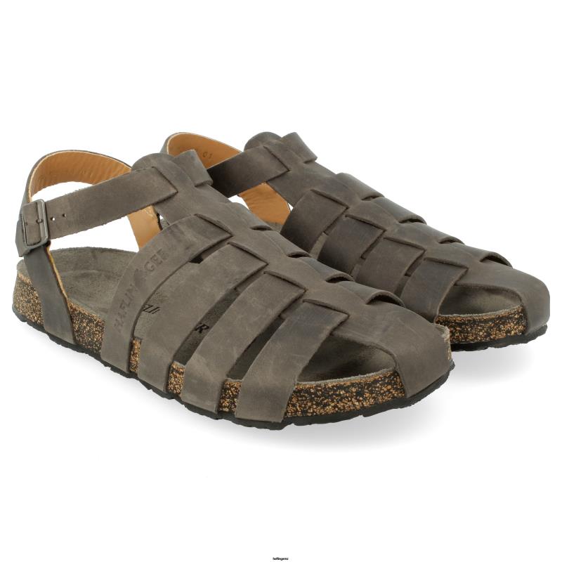 Haflinger Sandal PBP0T69 Men PETER UNLINED Anthracite