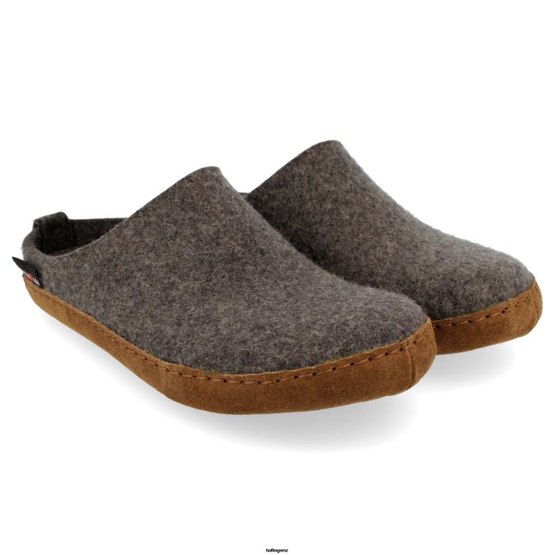 Haflinger Soft Sole PBP0T60 Men EMILS SLIDE Grey