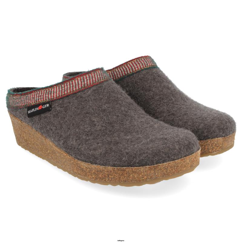 Haflinger Clog PBP0T71 Women BELLE Grey