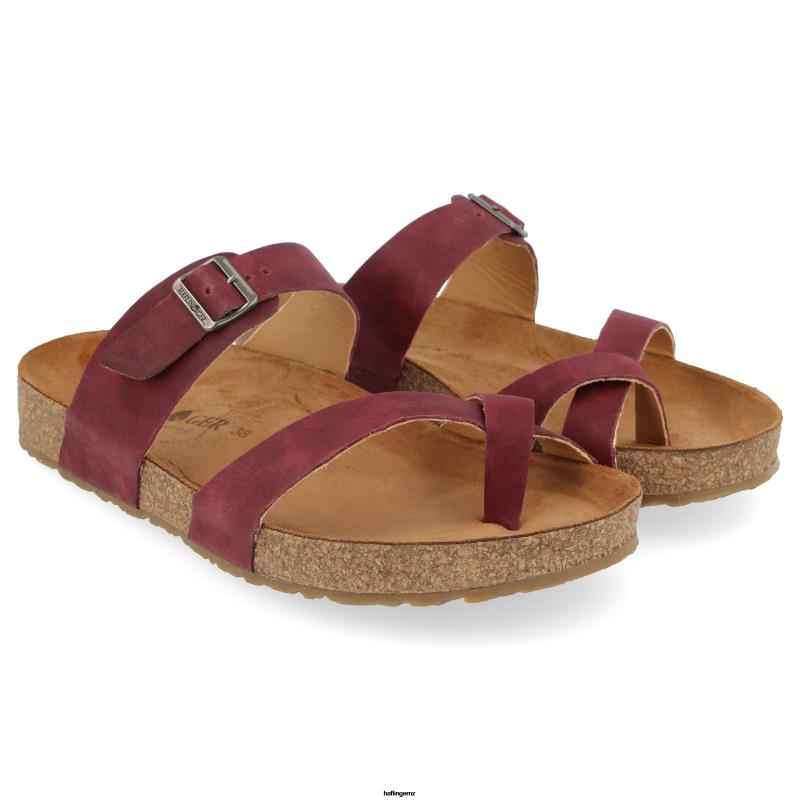 Haflinger Sandal PBP0T89 Women JUNO Burdeos
