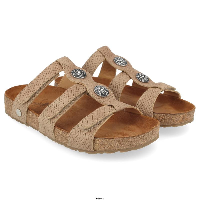 Haflinger Sandal PBP0T90 Women ALICE Taupe Vtress