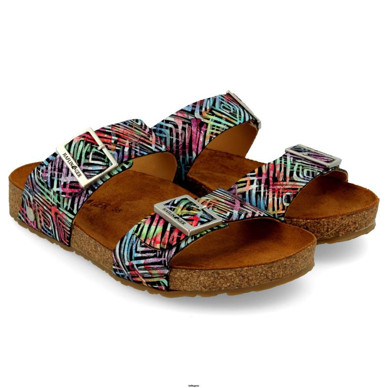 Haflinger Sandal PBP0T97 Women ANDREA - MULTI Black Multi