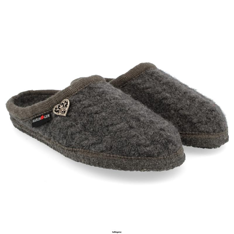 Haflinger Soft Sole PBP0T86 Women HERZERL Grey